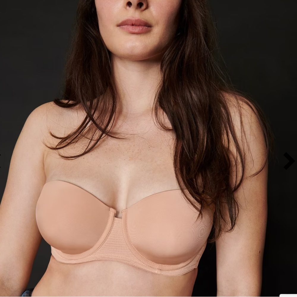 NWT Soma The Creator Strapless Bra Size 34DD in Toasted Nude